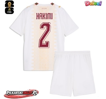 Maroko Achraf Hakimi #2 Koszulka Wyjazdowa dzieci MŚ 2026 Krótki Rękaw (+ krótkie spodenki)